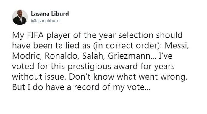 "Ballon d\'Or"da saxtakarlıq: səslər dəyişdirilib, saxta jurnalist səs verib (FOTOFAKT)