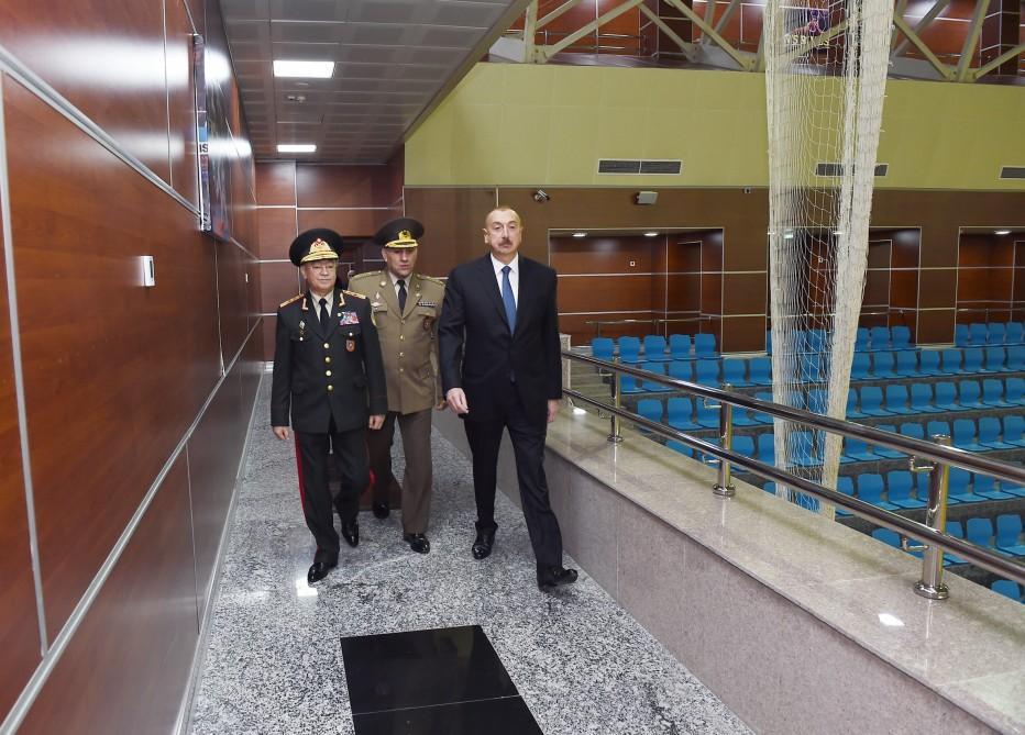 Prezident FHN-in idman-sağlamlıq klubunun açılışında - FOTOLAR