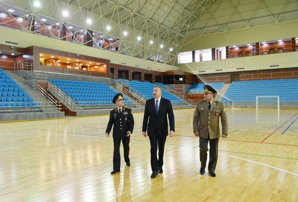 Prezident FHN-in idman-sağlamlıq klubunun açılışında - FOTOLAR