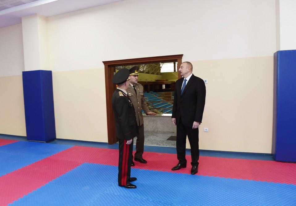 Prezident FHN-in idman-sağlamlıq klubunun açılışında - FOTOLAR