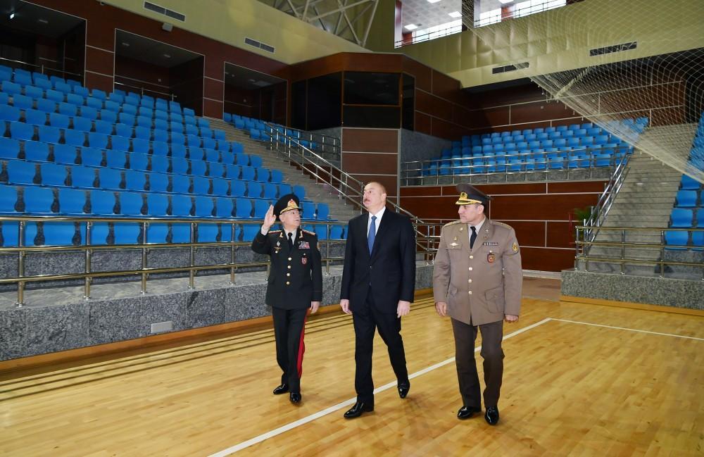 Prezident FHN-in idman-sağlamlıq klubunun açılışında - FOTOLAR