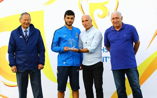 Qurban Qurbanovun oğlu “Qarabağ”ın əsas komandasında - FOTOLAR