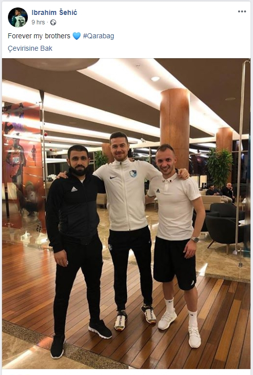 Şehiç "Qarabağ"ın düşərgəsində - FOTO