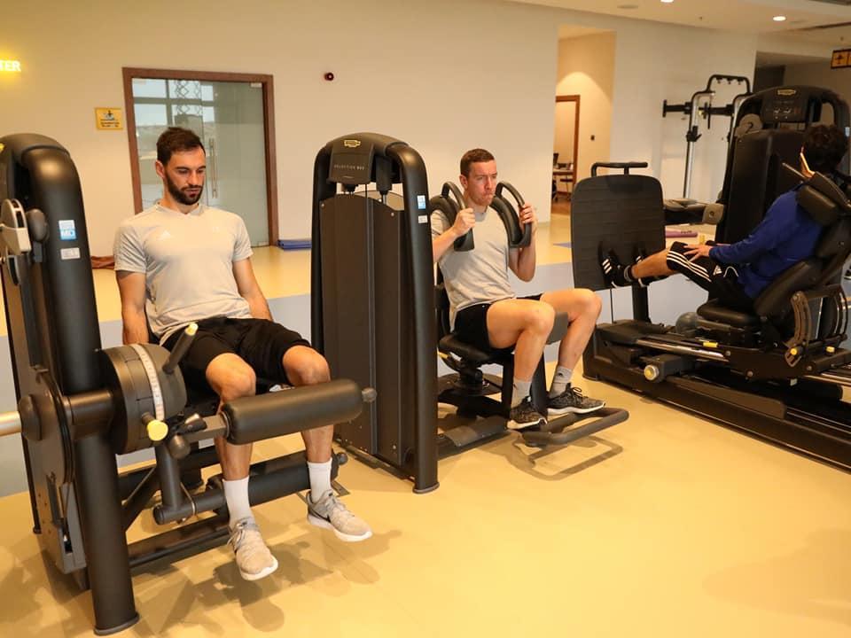 "Qarabağ" fitnes zalında - FOTOLAR