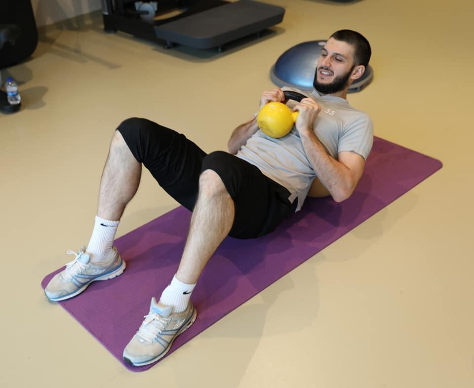 "Qarabağ" fitnes zalında - FOTOLAR