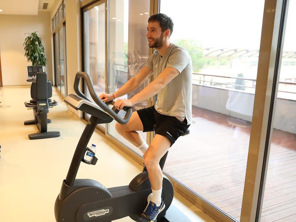 "Qarabağ" fitnes zalında - FOTOLAR