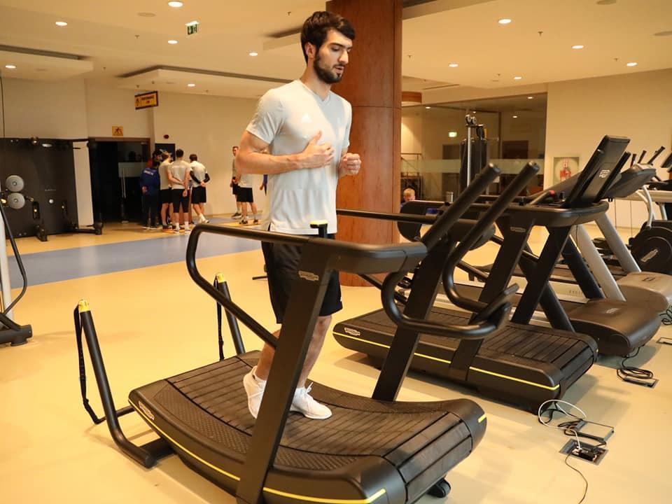 "Qarabağ" fitnes zalında - FOTOLAR