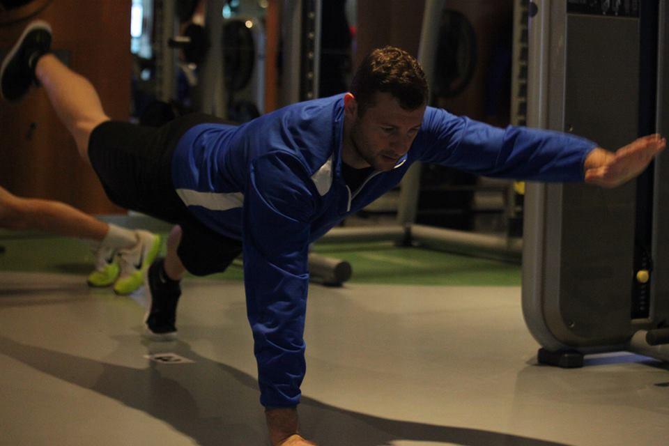 "Sabah" fitnes zalında məşq etdi - FOTOLAR