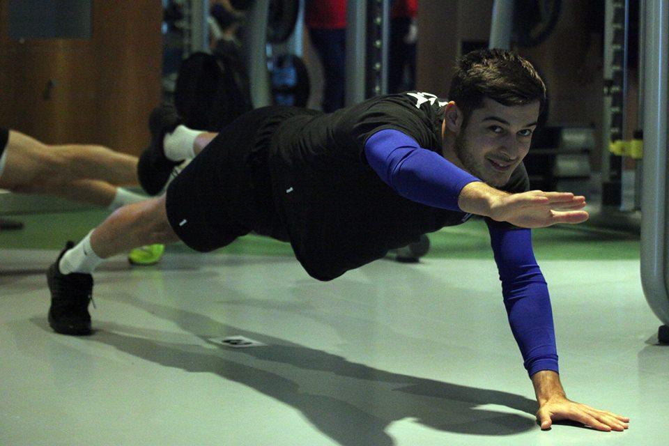 "Sabah" fitnes zalında məşq etdi - FOTOLAR