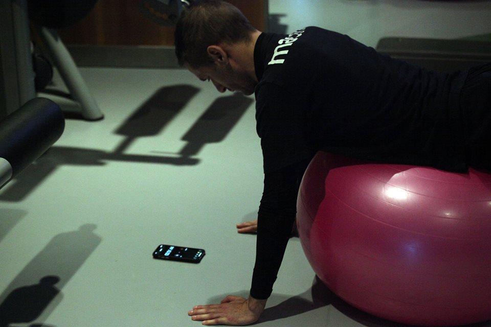 "Sabah" fitnes zalında məşq etdi - FOTOLAR