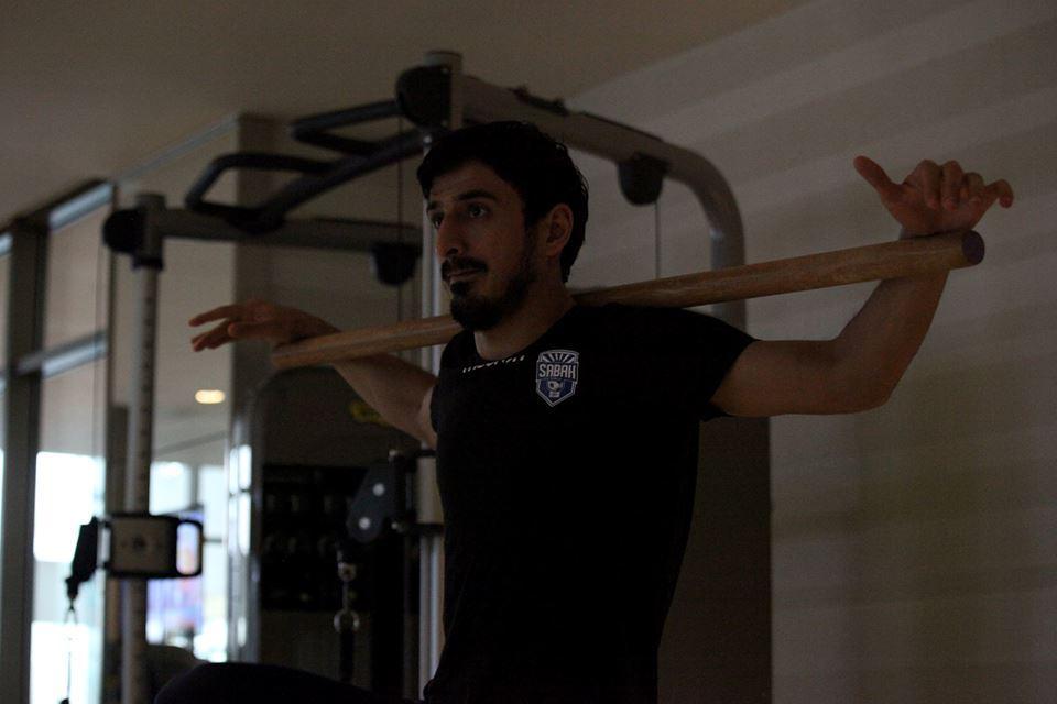 "Sabah" fitnes zalında məşq etdi - FOTOLAR