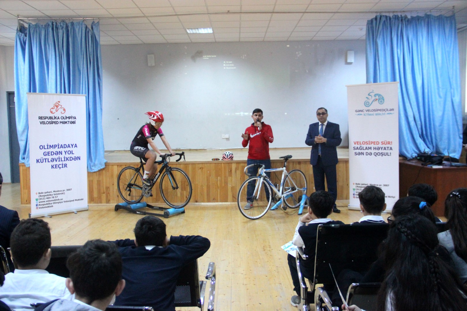"Velosiped sür, hərəkətə sən də qoşul" layihəsi start götürüb - FOTOLAR