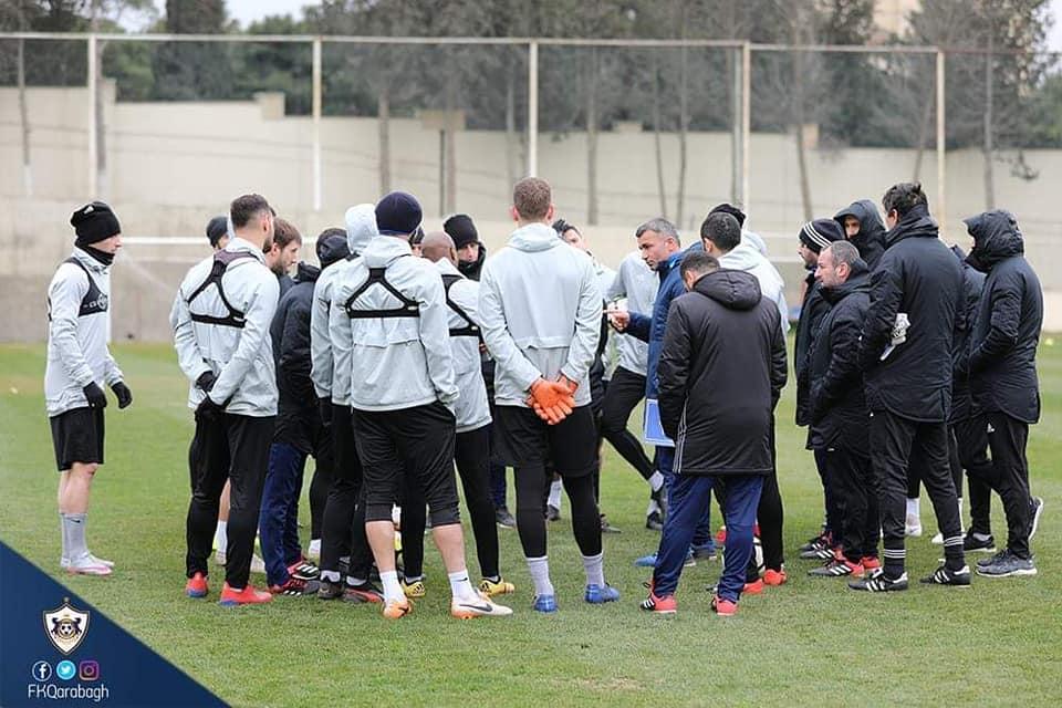 "Qarabağ" "Qəbələ" üçün başladı - FOTOLAR