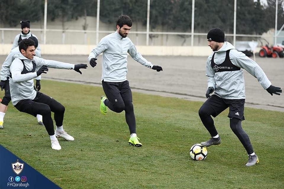 "Qarabağ" "Qəbələ" üçün başladı - FOTOLAR