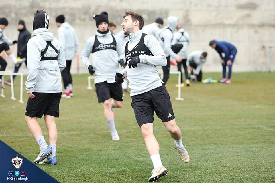 "Qarabağ" "Qəbələ" üçün başladı - FOTOLAR
