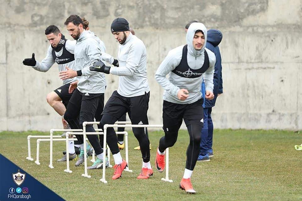 "Qarabağ" "Qəbələ" üçün başladı - FOTOLAR