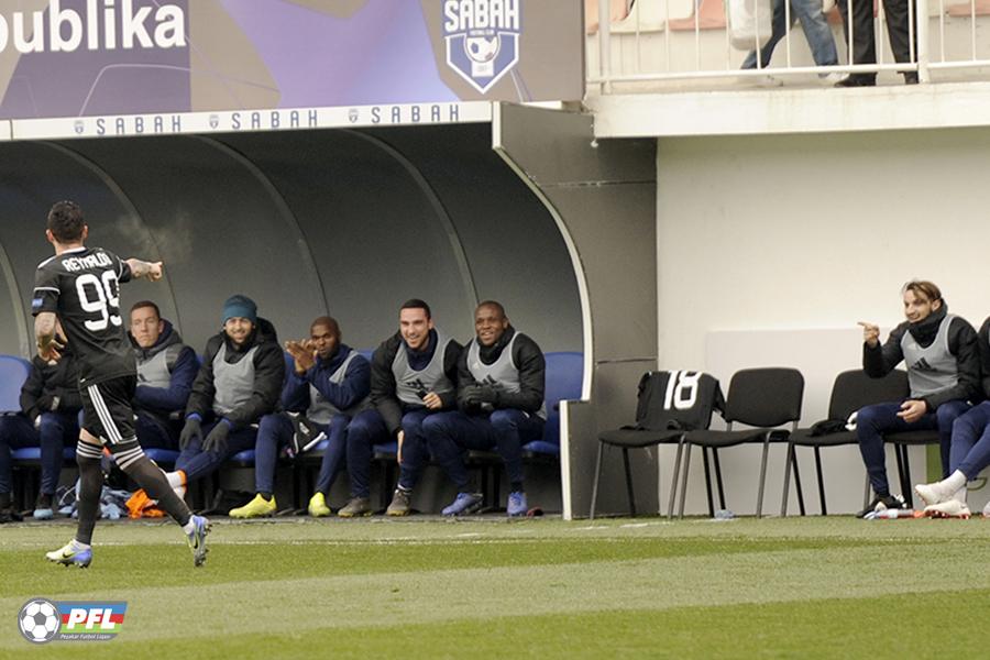 "Sabah" - "Qarabağ": 2 qol, hərəyə 1 xal - FOTO/VİDEO