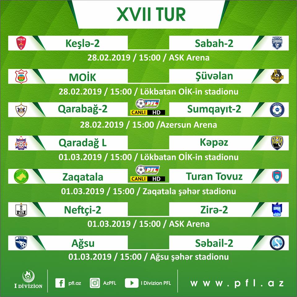 PFL iki oyunu canlı yayımlayacaq