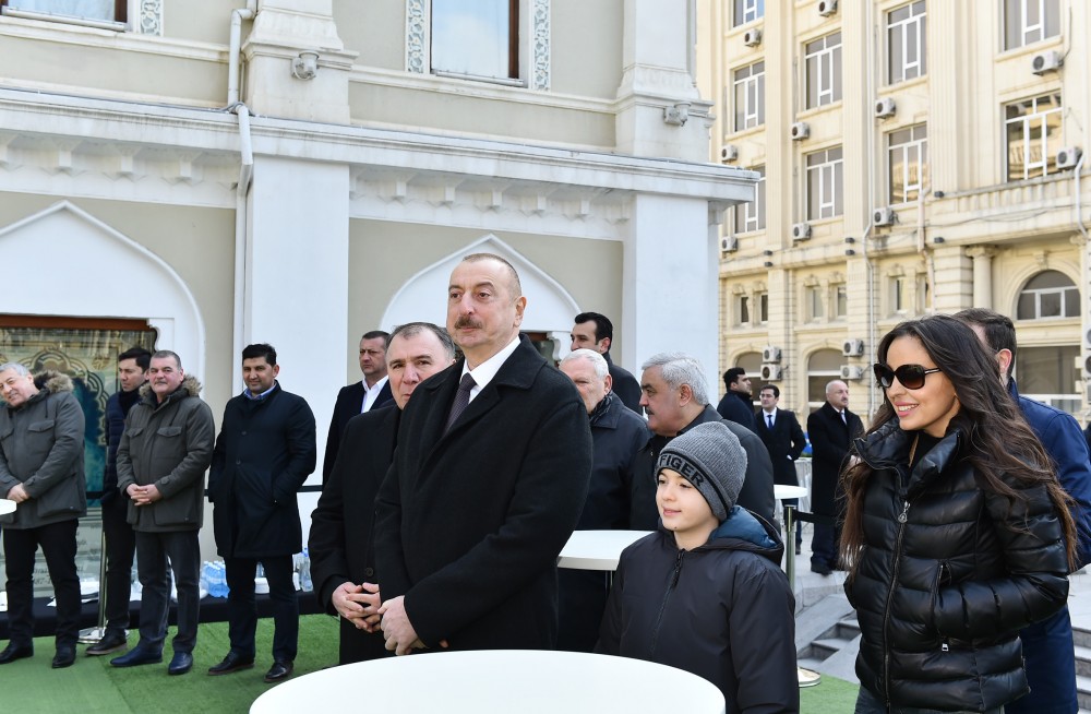 İlham Əliyev və Leyla Əliyeva ulduzların oyununda - FOTOLAR