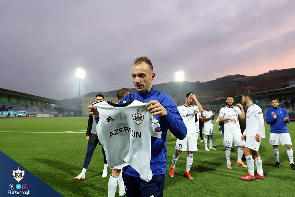 Ansi Aqolli "Qarabağ"la belə vidalaşdı - FOTOLAR