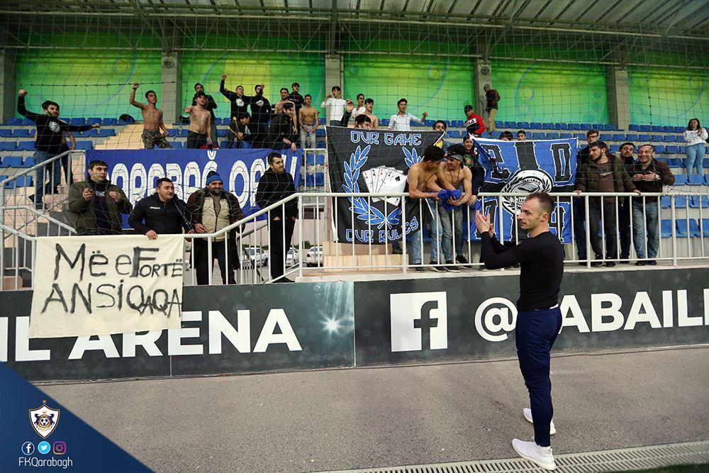 Ansi Aqolli "Qarabağ"la belə vidalaşdı - FOTOLAR