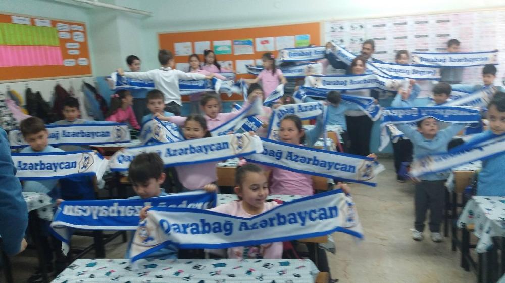 Türkiyə məktəbində “Qarabağ” coşqusu - FOTO/VİDEO