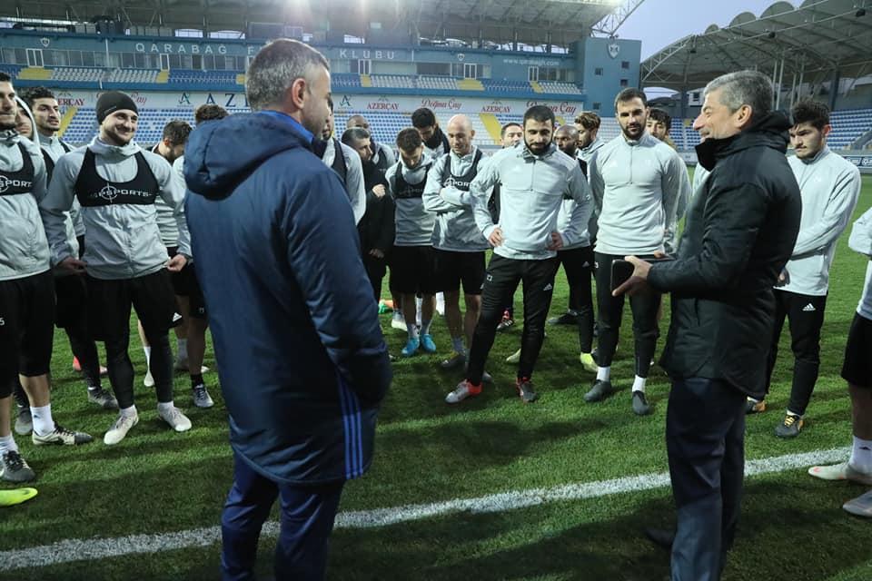 "Qarabağ"ın sabiq prezidenti klubun düşərgəsində - FOTO