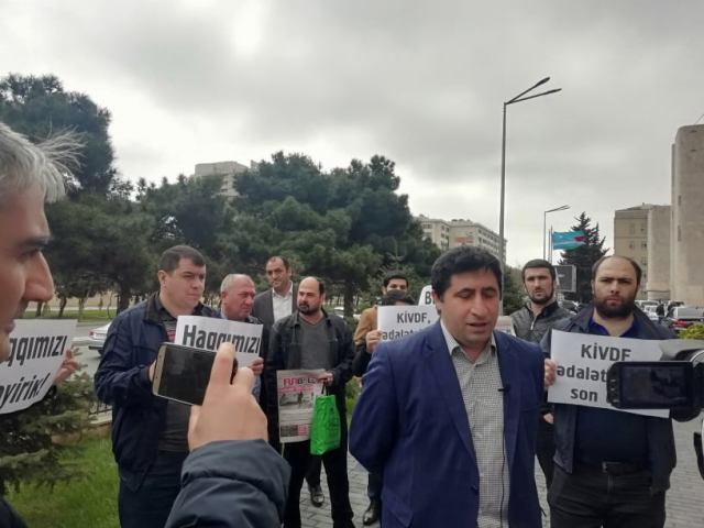 “Futbol+”çilər aksiya keçirdi - FOTOLAR