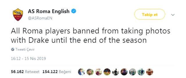"Roma" futbolçularına bu şəxslə şəkil çəkdirməyi qadağan etdi - Şok səbəb