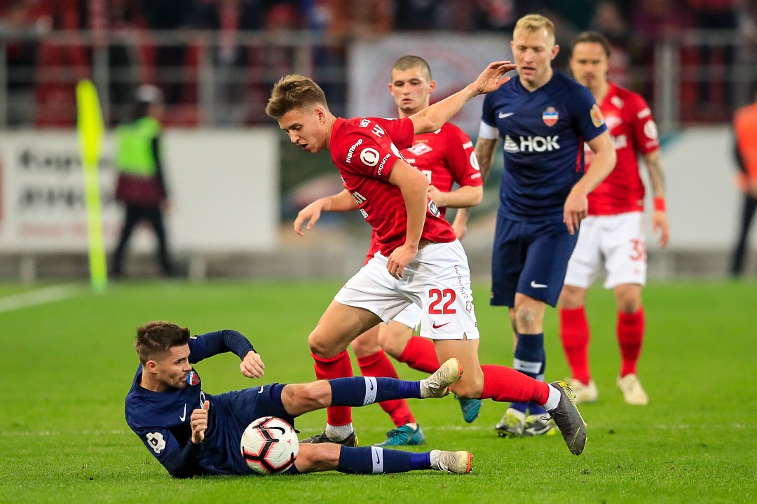 Azərbaycanlı futbolçu "Spartak"da ilk qolunu vurdu - FOTOLAR