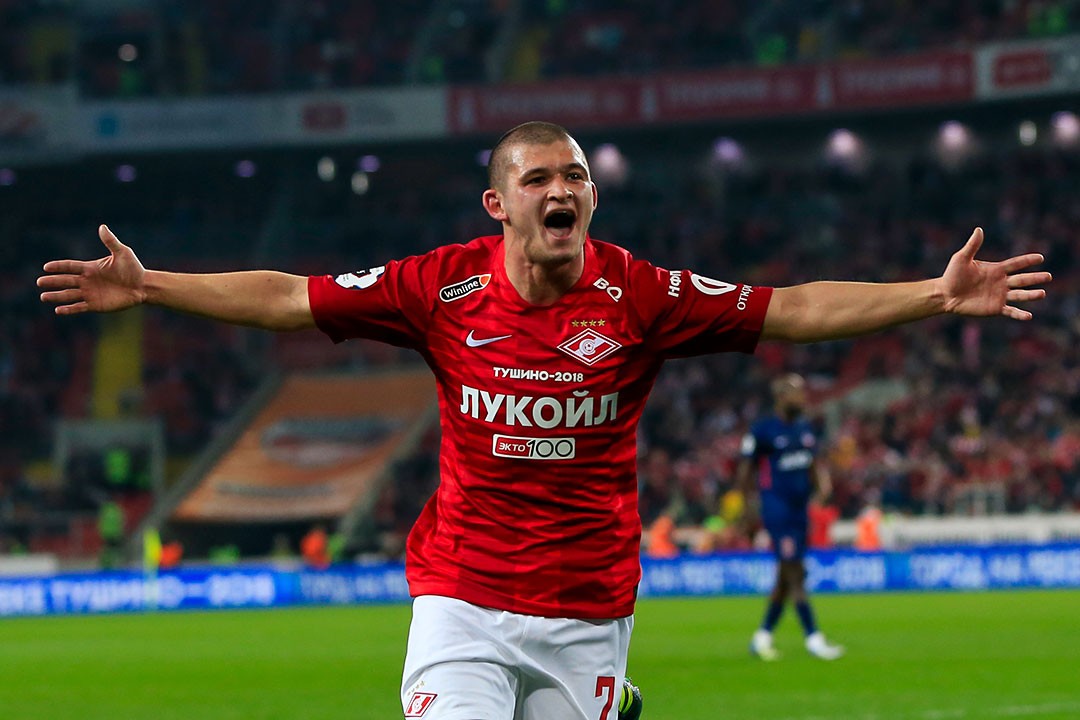 Azərbaycanlı futbolçu "Spartak"da ilk qolunu vurdu - FOTOLAR