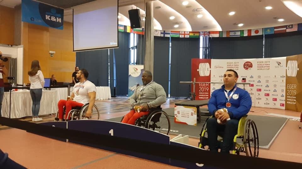 Daha bir paralimpiyaçımız Dünya Kubokunda medal qazandı - FOTO
