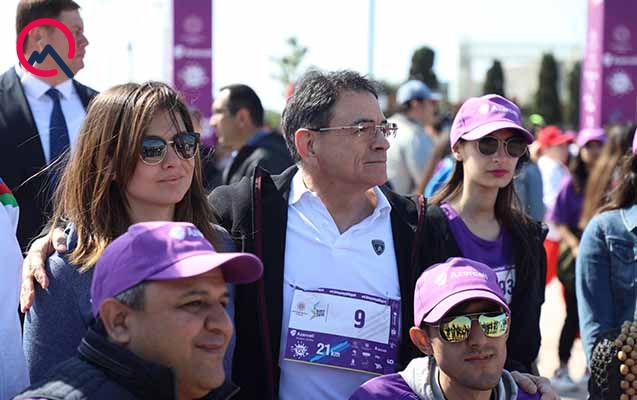 Arzu Əliyeva və Mədət Quliyev "Bakı Marafonu"nda - FOTOLAR