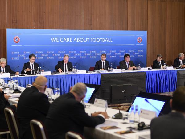 Bakıda ilk dəfə UEFA İcraiyyə Komitəsinin iclası keçirildi - FOTOLAR