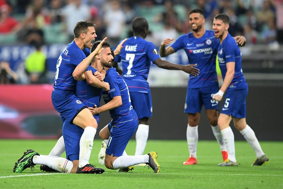 "Çelsi" - "Arsenal" oyunundan maraqlı FOTOLAR