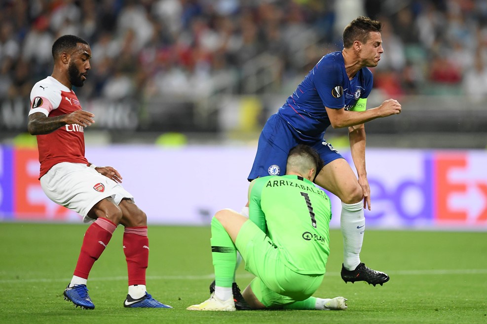 "Çelsi" - "Arsenal" oyunundan maraqlı FOTOLAR