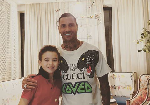 İlham Əliyevin nəvəsi məşhur futbolçu ilə - FOTO