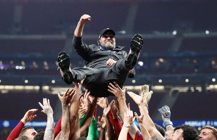Klopp və Salahın göz yaşları - FOTOLAR
