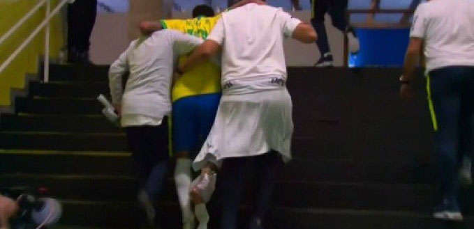 Neymar zədələndi, göz yaşı tökdü - FOTO