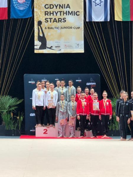 Azərbaycanın bədii gimnastları beynəlxalq turnirdə 10 medal qazanıb - FOTOLAR