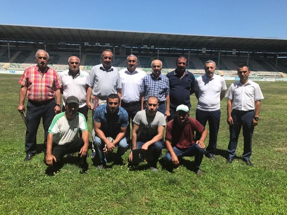 Nazim Süleymanov Lənkəranda futbol ictimaiyyəti ilə görüşdü - FOTOLAR