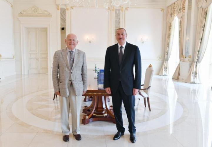 İlham Əliyev Avropa Olimpiya Komitələrinin rəhbərini qəbul edib - FOTO
