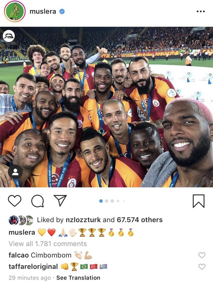 Falkao bir jesti ilə "Qalatasaray" azarkeşlərini həyəcanlandırdı - FOTO