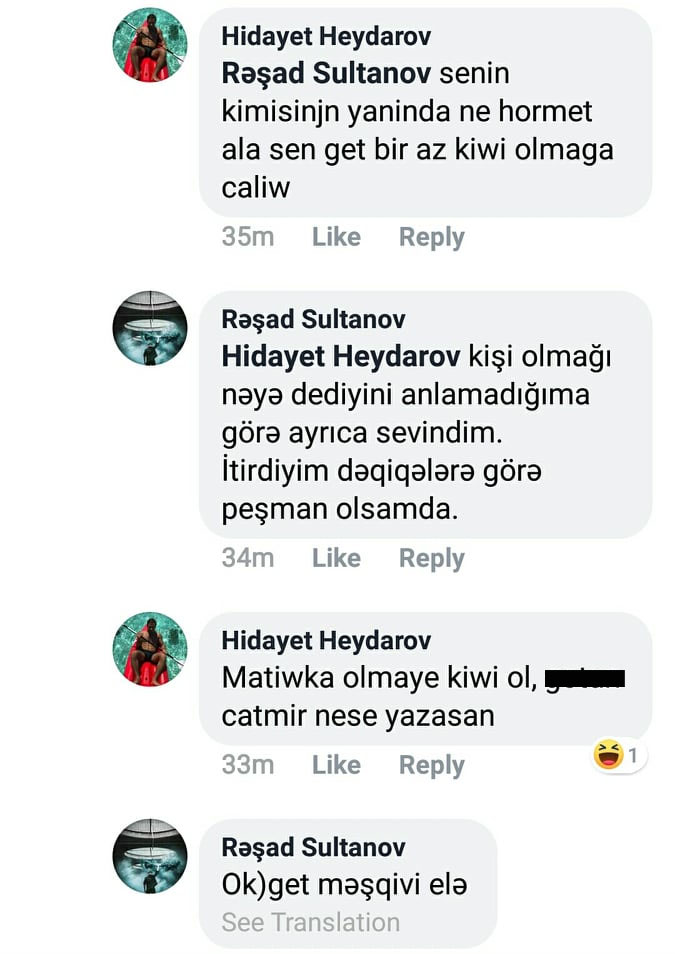 Millimizin üzvləri jurnalisti təhqir etdilər - FOTOLAR