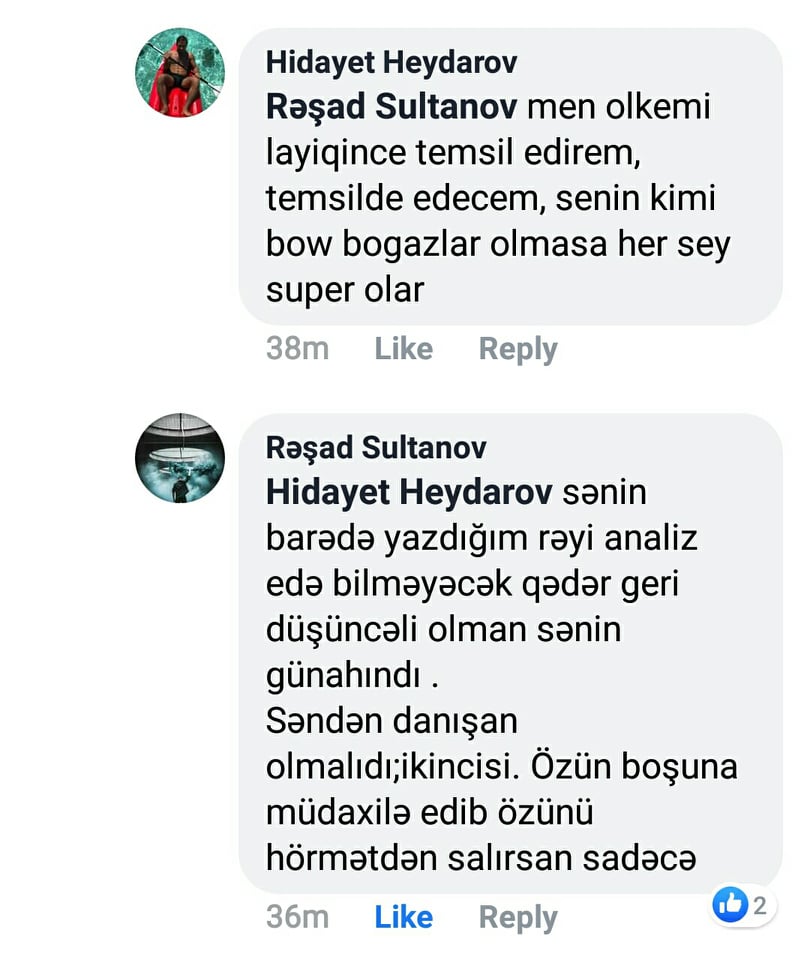 Millimizin üzvləri jurnalisti təhqir etdilər - FOTOLAR