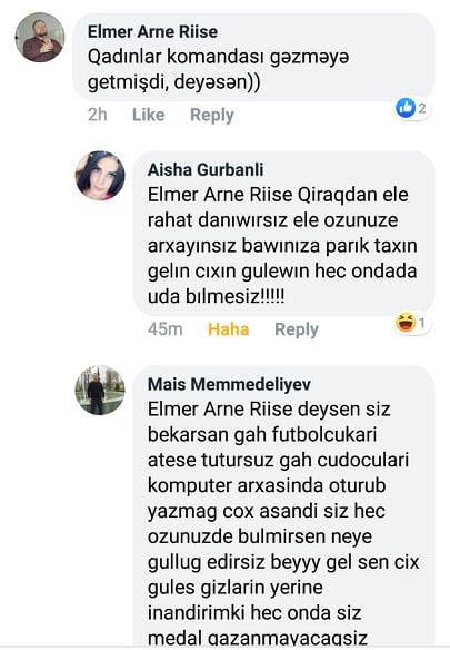 Millimizin üzvləri jurnalisti təhqir etdilər - FOTOLAR