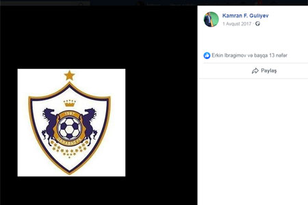 "Neftçi"nin prezidenti "Qarabağ" azarkeşi imiş