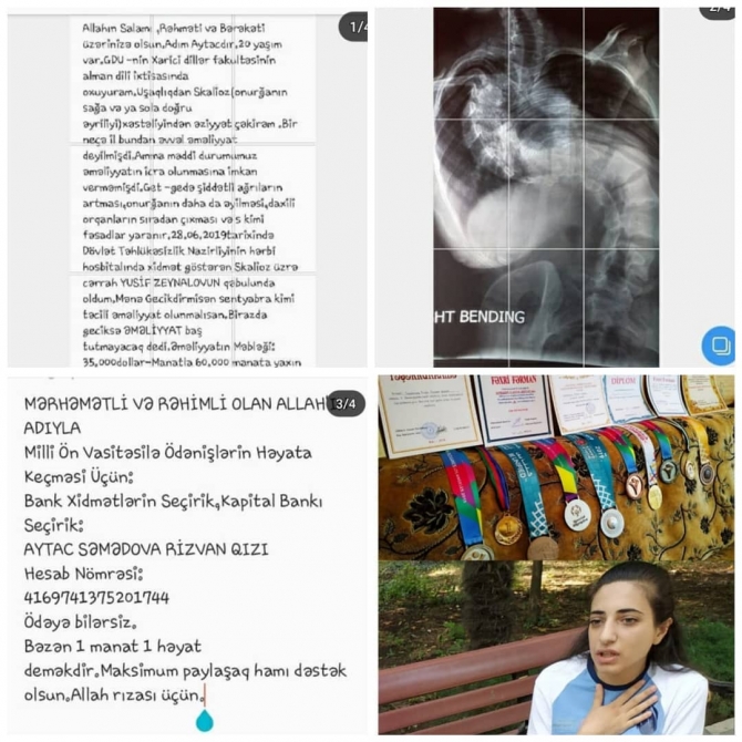 Dünya çempionumuzun ölümdən xilas olmaq üçün köməyə ehtiyacı var - FOTO/VİDEO