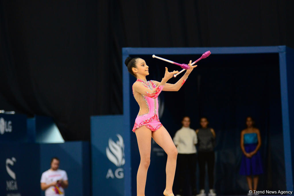 Bədii gimnastikası üzrə Azərbaycan birinciliyi və Bakı çempionatının son günü başlayıb - FOTOLAR