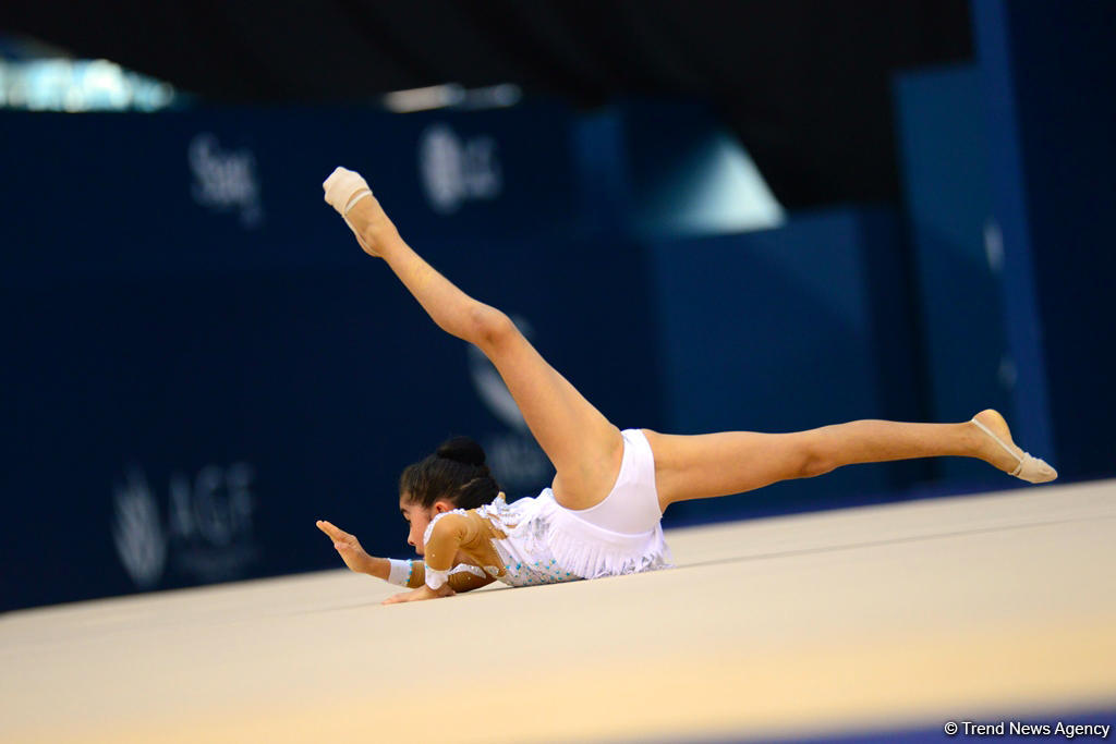 Bədii gimnastikası üzrə Azərbaycan birinciliyi və Bakı çempionatının son günü başlayıb - FOTOLAR
